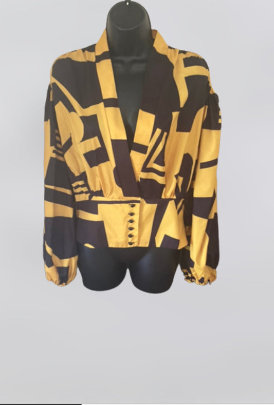 Yellow Jacket/ Blouse