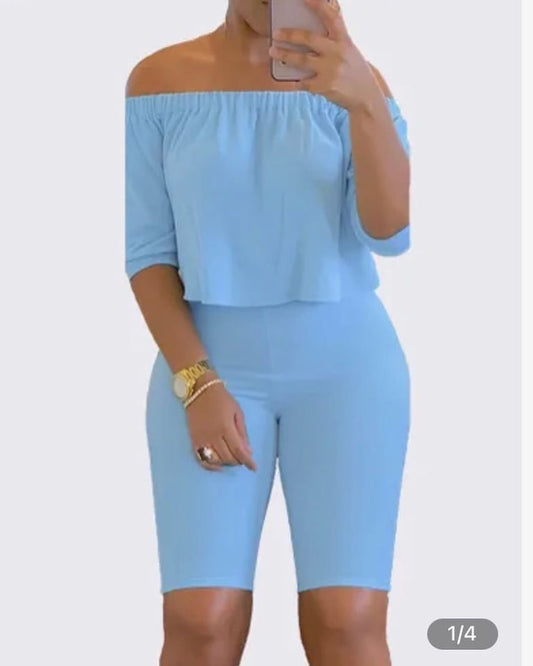 Two Piece Off Shoulder
